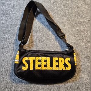 Pittsburgh Steelers NFL Pro-FAN-ity‎ by Littleearth Jersey Mesh Shoulder Bag
